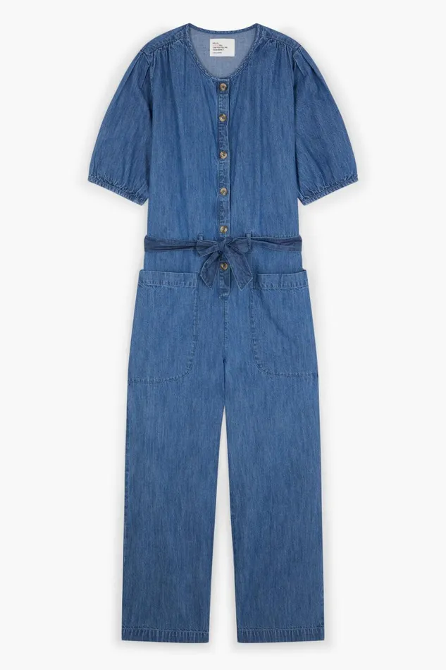 Jumpsuits Women Leon and Harper Odylle Dnm Jumpsuit Blue