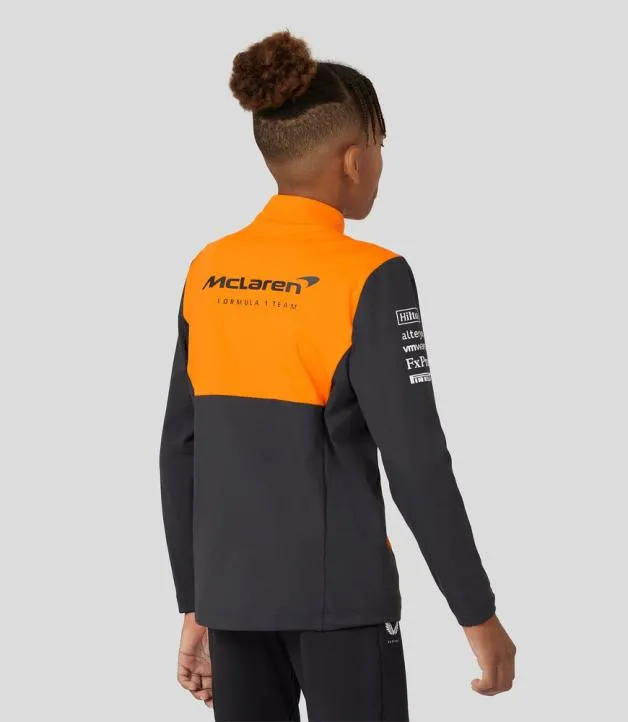 Junior Castore Junior McLaren Official Teamwear Quarter Zip Top Oscar Piastri Formula 1