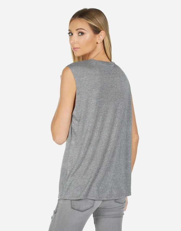 Kel Bone Diamond Heather Grey Women039s Lauren Moshi Tanks