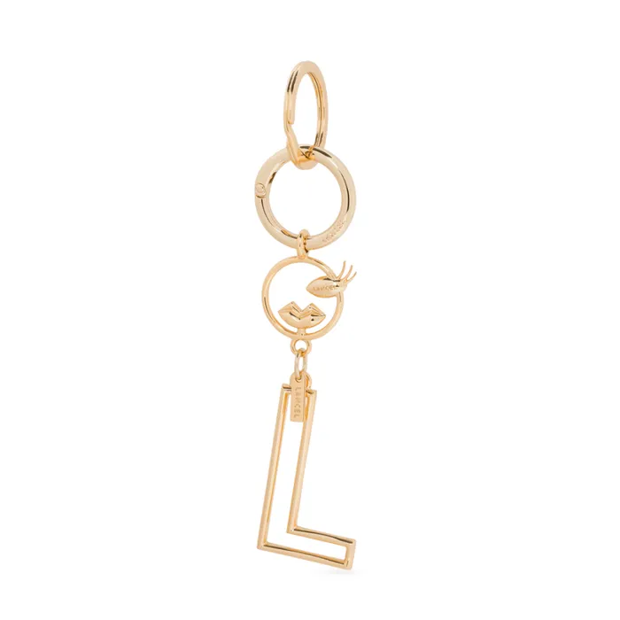 Key Ring Mademoiselle Gold Color Women Lancel Key Ring