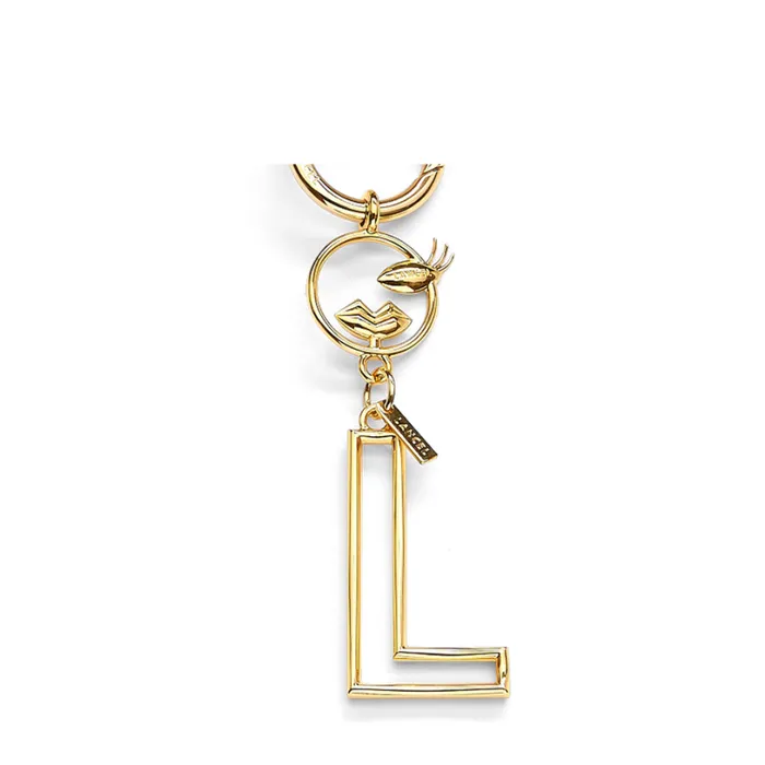 Key Ring Mademoiselle Gold Color Women Lancel Key Ring