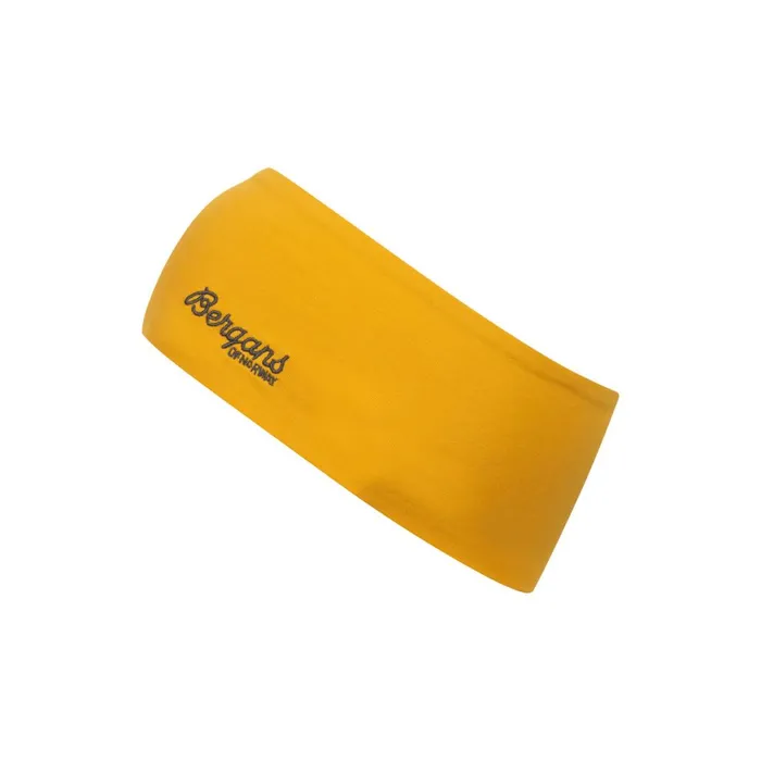 Kids Bergans Of Norway Headband Cotton Headband Light Golden Yellow