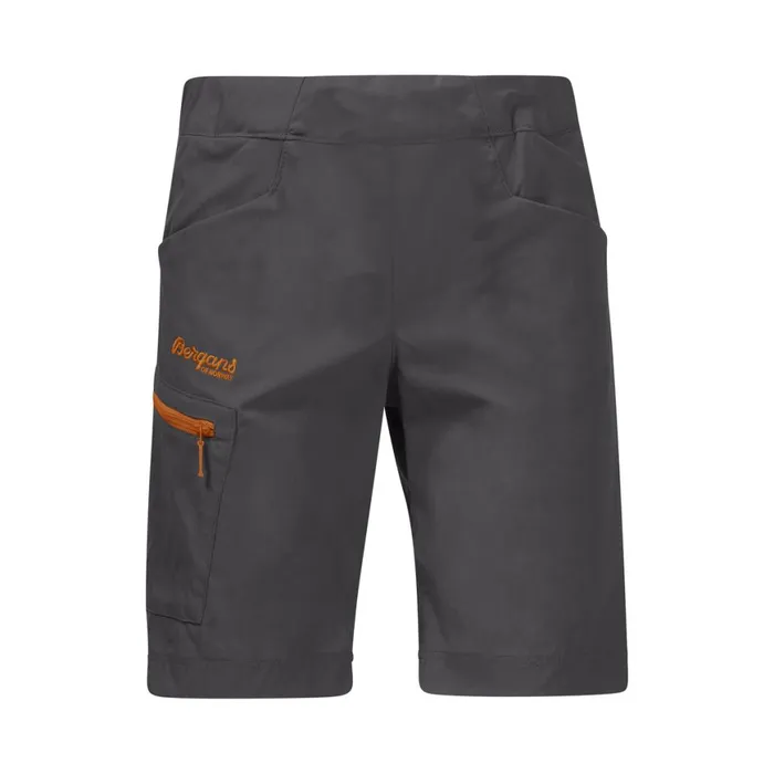 Kids Bergans Of Norway Shorts Lilletind Shorts Solid Dark Grey