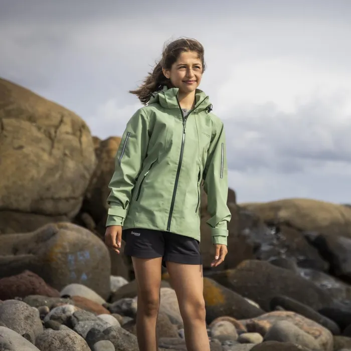 Kids Bergans Of Norway Shorts Utne V3 Youth Girl Shorts Dark Shadow Grey
