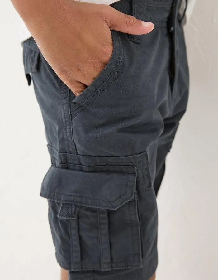 Kids FatFace Shorts Lulworth Cargo Shorts Navy