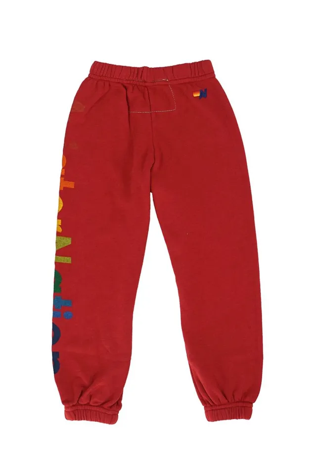 Kids Kids Collection Aviator Nation KID039S AVIATOR NATION SWEATPANTS 8211 RED Kids Kids Collection Aviator Nation KID039S AVIATOR NATION SWEATPANTS 8211 RED