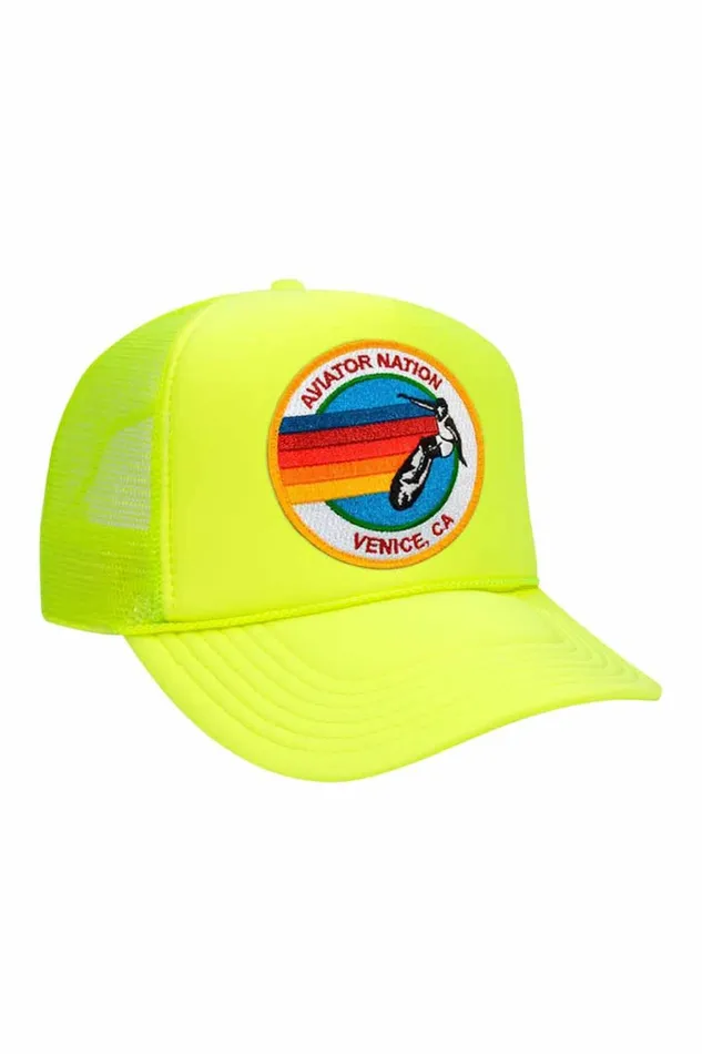 Kids Kids Trucker Hats Aviator Nation KID039S SIGNATURE LOGO 8211 VINTAGE TRUCKER HAT Kids Kids Trucker Hats Aviator Nation KID039S SIGNATURE LOGO 8211 VINTAGE TRUCKER HAT