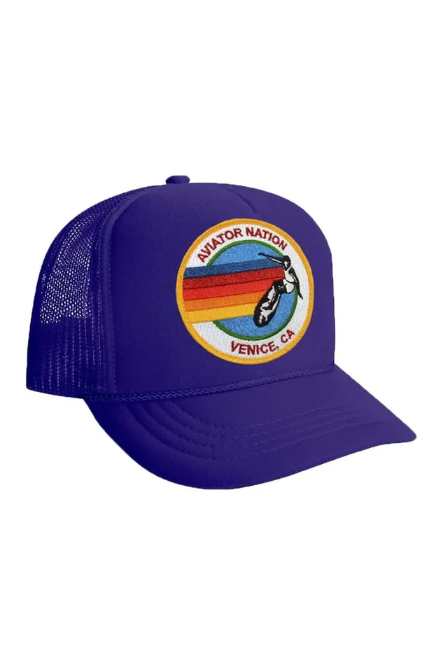Kids Kids Trucker Hats Aviator Nation KID039S SIGNATURE LOGO 8211 VINTAGE TRUCKER HAT Kids Kids Trucker Hats Aviator Nation KID039S SIGNATURE LOGO 8211 VINTAGE TRUCKER HAT
