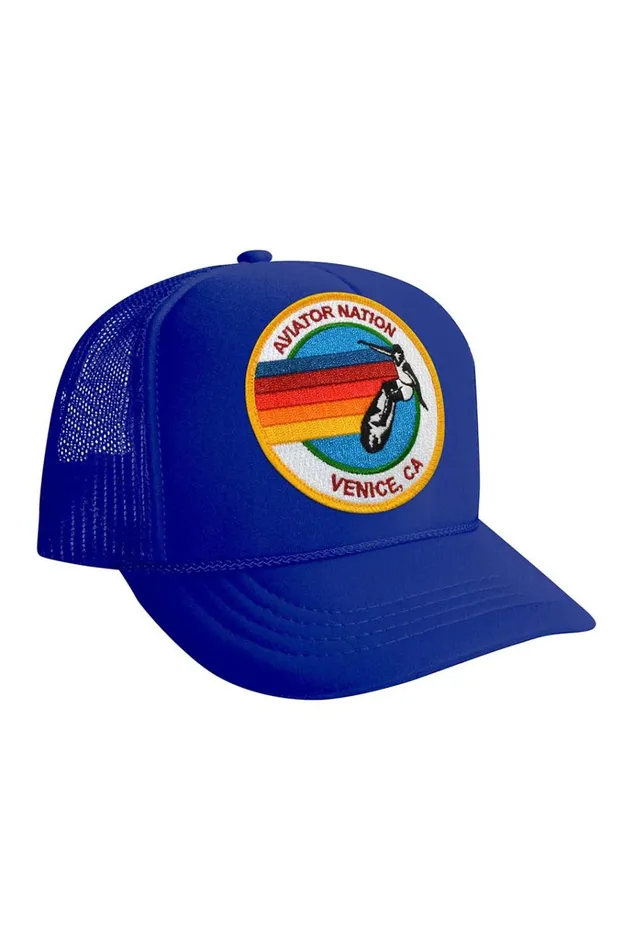 Kids Kids Trucker Hats Aviator Nation KID039S SIGNATURE LOGO 8211 VINTAGE TRUCKER HAT Kids Kids Trucker Hats Aviator Nation KID039S SIGNATURE LOGO 8211 VINTAGE TRUCKER HAT
