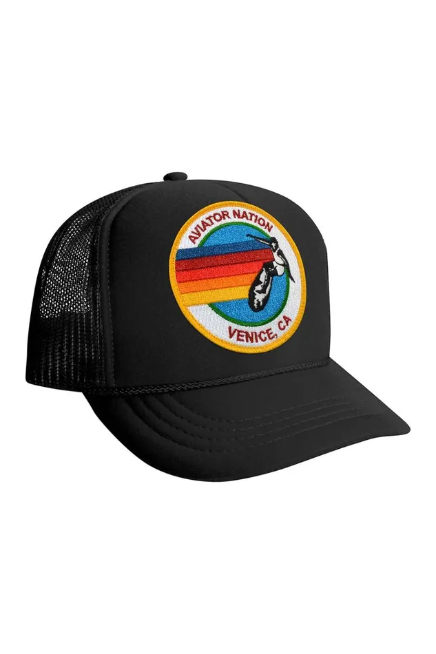 Kids Kids Trucker Hats Aviator Nation KID039S SIGNATURE LOGO 8211 VINTAGE TRUCKER HAT Kids Kids Trucker Hats Aviator Nation KID039S SIGNATURE LOGO 8211 VINTAGE TRUCKER HAT