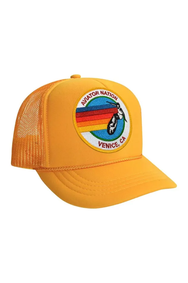 Kids Kids Trucker Hats Aviator Nation KID039S SIGNATURE LOGO 8211 VINTAGE TRUCKER HAT Kids Kids Trucker Hats Aviator Nation KID039S SIGNATURE LOGO 8211 VINTAGE TRUCKER HAT