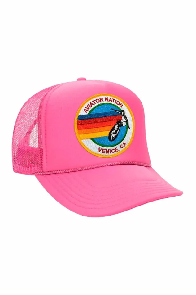 Kids Kids Trucker Hats Aviator Nation KID039S SIGNATURE LOGO 8211 VINTAGE TRUCKER HAT Kids Kids Trucker Hats Aviator Nation KID039S SIGNATURE LOGO 8211 VINTAGE TRUCKER HAT