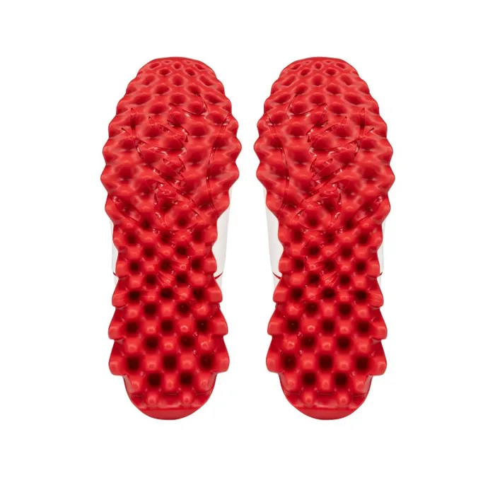 Kids Mini Sharkyloub Running Sneakers 8211 Calf Leather And Neoprene 8211 Bianco Christian Louboutin Sneakers