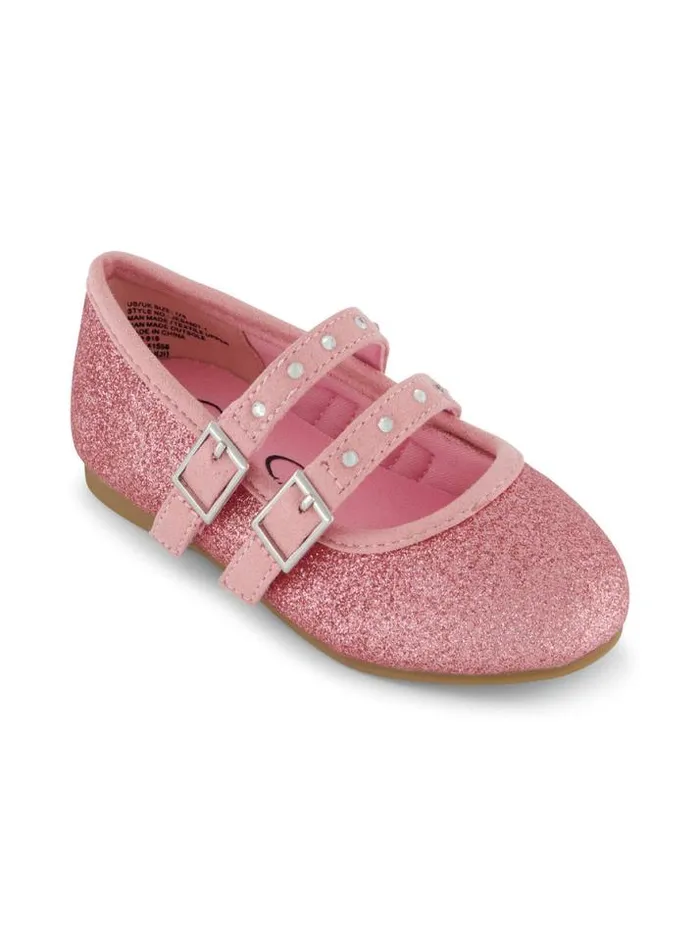 Kids Shoes Jessica Simpson Toddler Amy Double Strap Ballet Flat In Pink
