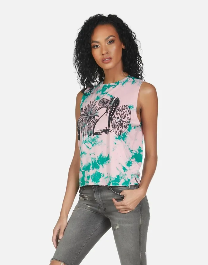 Kinzington 90210 Tropical Dream Women039s Lauren Moshi Tanks