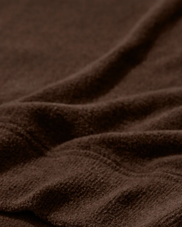Knits MOS MOSH Men MMGPablo Wool Knit Brown Latte Knits MOS MOSH Men MMGPablo Wool Knit Brown Latte