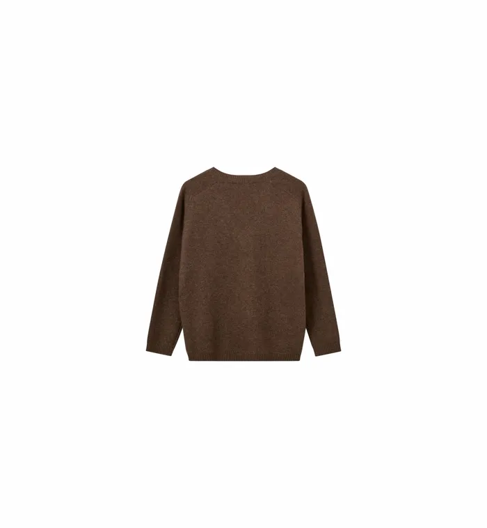Knits Women MOS MOSH MMArlie Cashmere VNeck Knit Rain Drum