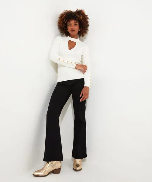 Knitwear and Cardigans Joebrowns Apparel Feeling Fancy Keyhole Jumper Cream Knitwear and Cardigans Joebrowns Apparel Feeling Fancy Keyhole Jumper Cream