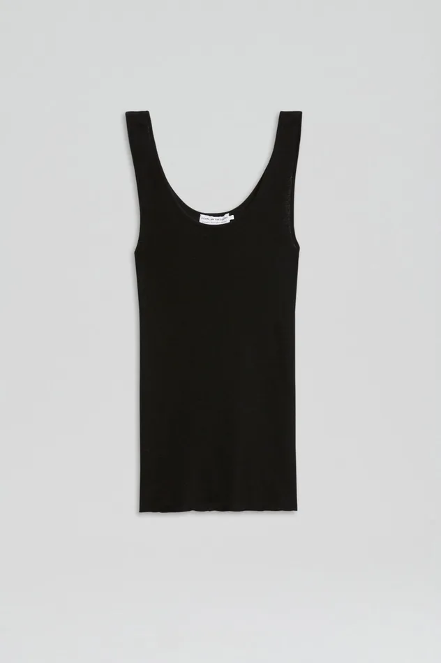 Knitwear BABYWOOL SINGLET BLACK ALL Scanlan Theodore Women Knitwear BABYWOOL SINGLET BLACK ALL Scanlan Theodore Women