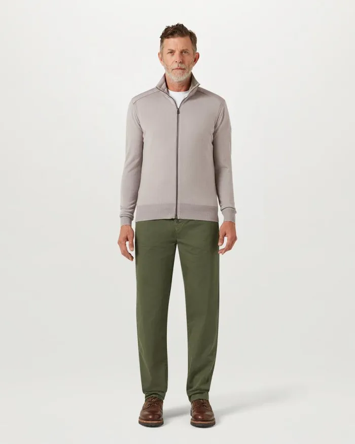 Knitwear Men Belstaff Kelby Zip Cardigan Pumice Knitwear Men Belstaff Kelby Zip Cardigan Pumice