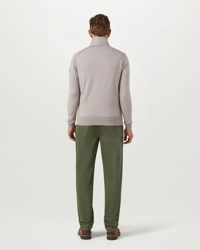 Knitwear Men Belstaff Kelby Zip Cardigan Pumice Knitwear Men Belstaff Kelby Zip Cardigan Pumice