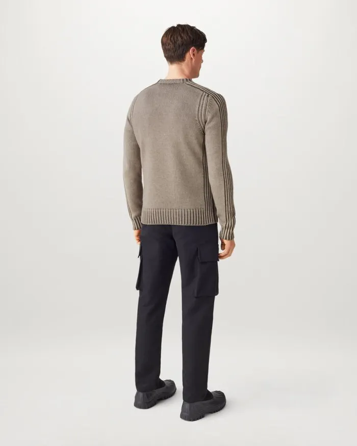 Knitwear Men Belstaff Watch Crewneck Jumper Clay Brown Knitwear Men Belstaff Watch Crewneck Jumper Clay Brown