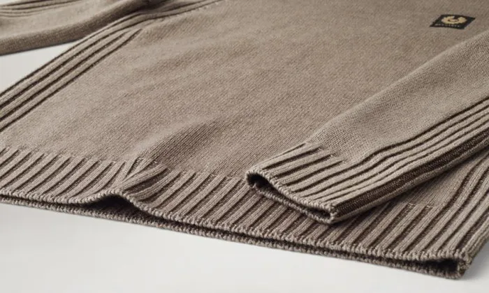 Knitwear Men Belstaff Watch Crewneck Jumper Clay Brown Knitwear Men Belstaff Watch Crewneck Jumper Clay Brown