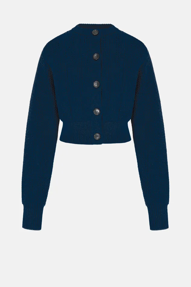 Knitwear Women Albert Knit In Navy Cashfeel Emilia Wickstead Knitwear Women Albert Knit In Navy Cashfeel Emilia Wickstead