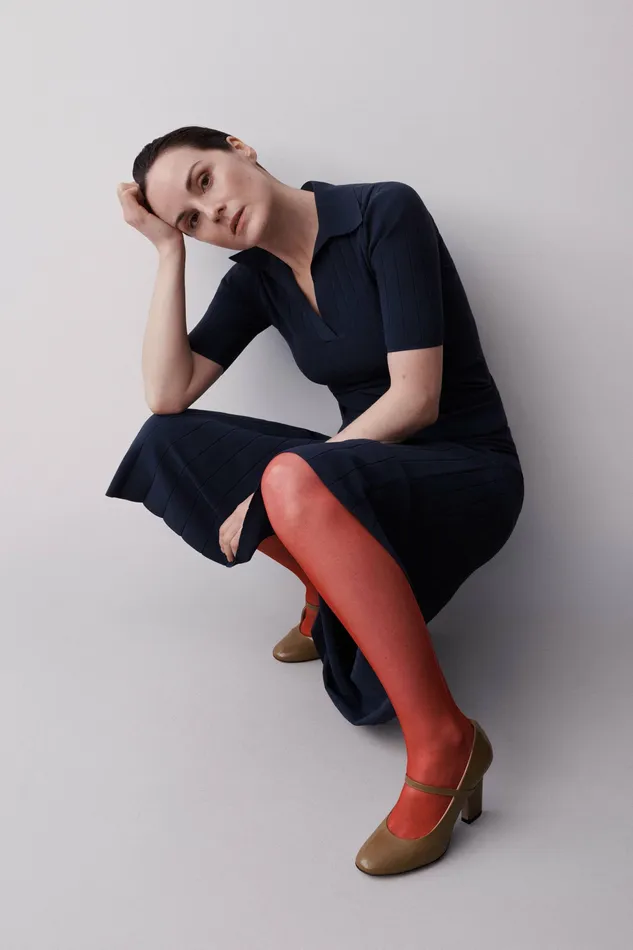 Knitwear Women Emilia Wickstead Delphi Navy Knit Skirt