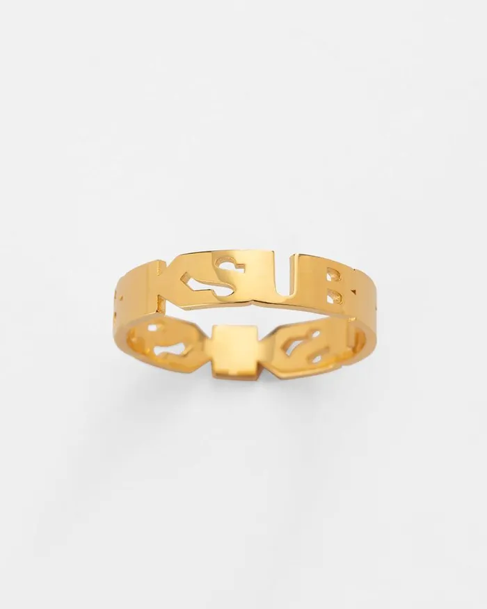 Ksubi 18k Dripps Sott Band Set WomensMens Jewelry
