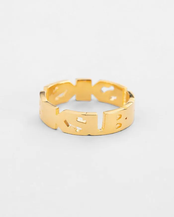 Ksubi 18k Dripps Sott Band Set WomensMens Jewelry