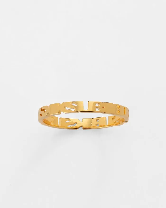 Ksubi 18k Dripps Sott Band Set WomensMens Jewelry