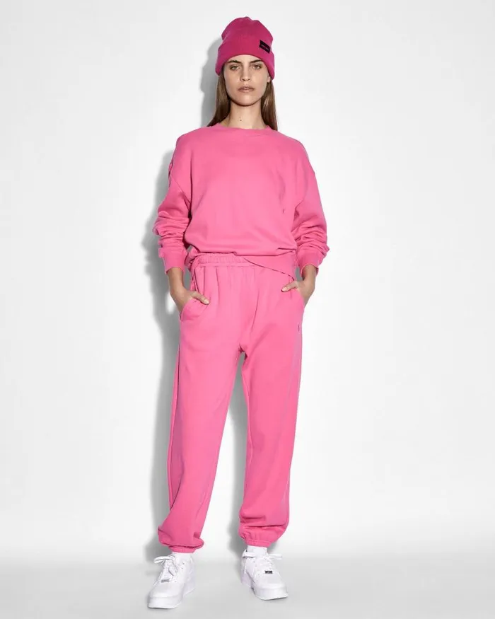 Ksubi 32154 Klassic Crew Hype Pink Womens Sweats