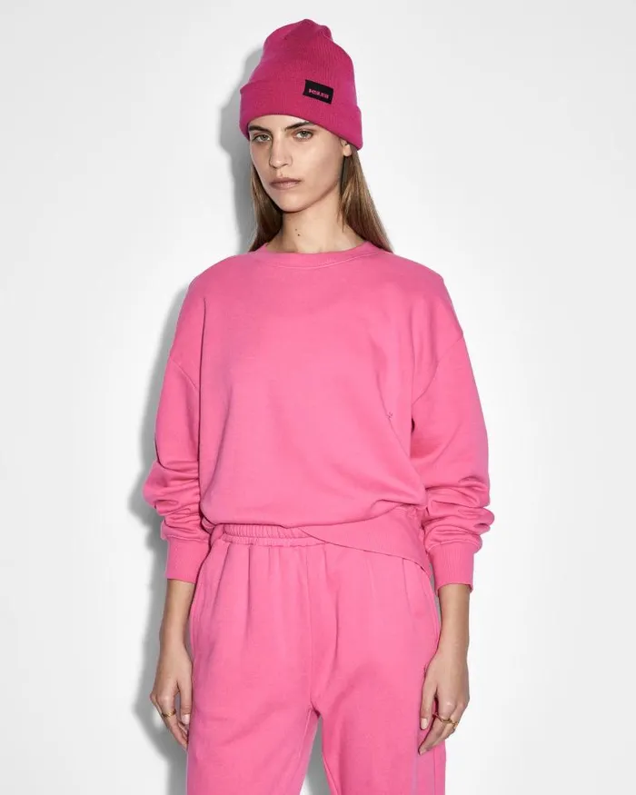 Ksubi 32154 Klassic Crew Hype Pink Womens Sweats