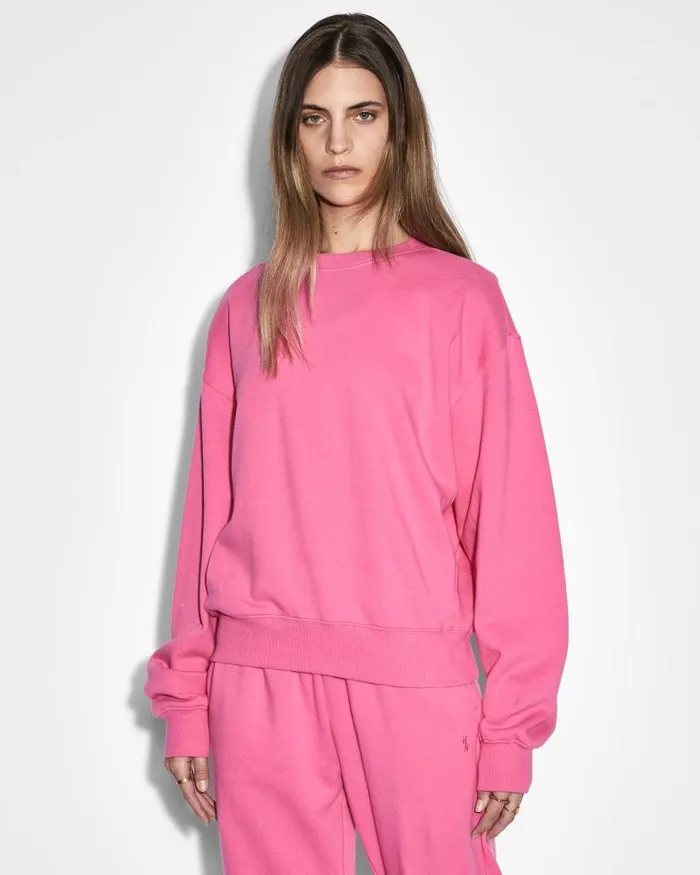 Ksubi 32154 Klassic Crew Hype Pink Womens Sweats