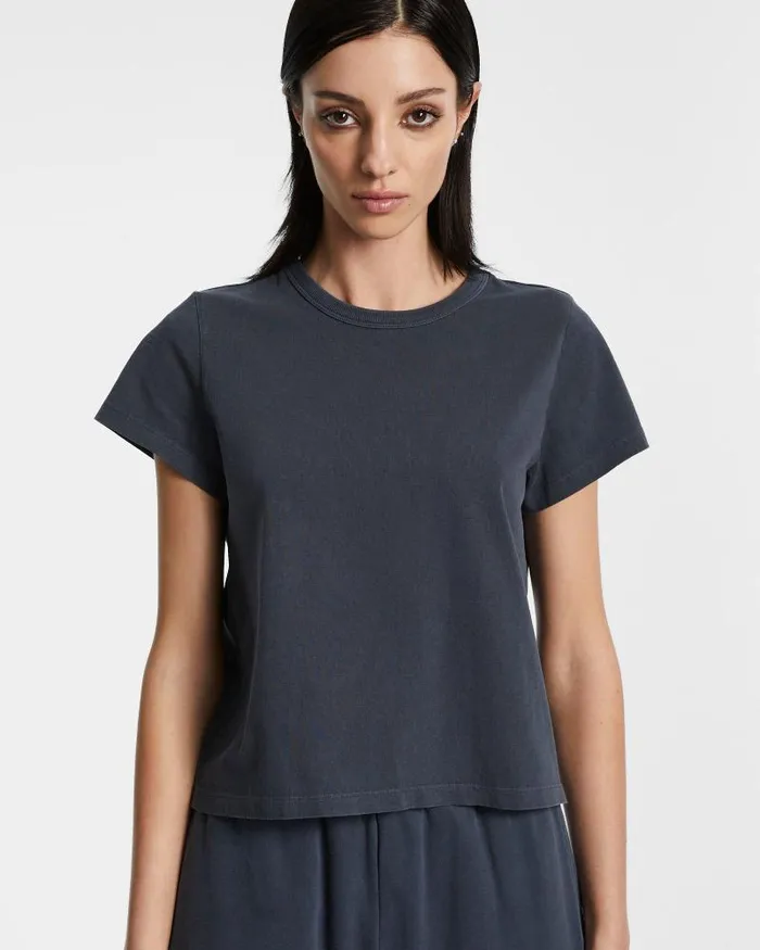 Ksubi 3 X 4 Mini Ss Tee Navy Womens 4 X 4