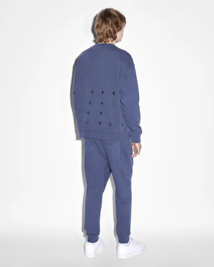 Ksubi 42154 Biggie Crew Deep Mens Hoodies and Sweatshirts
