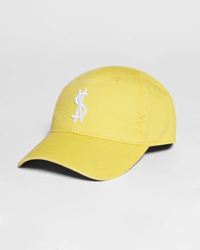 Ksubi 4 X 4 Cross Dollar Cap Yellow WomensMens Headwear