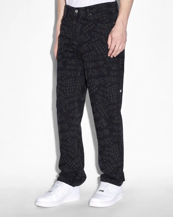 Ksubi Anti K Heroism Black Mens Relaxed