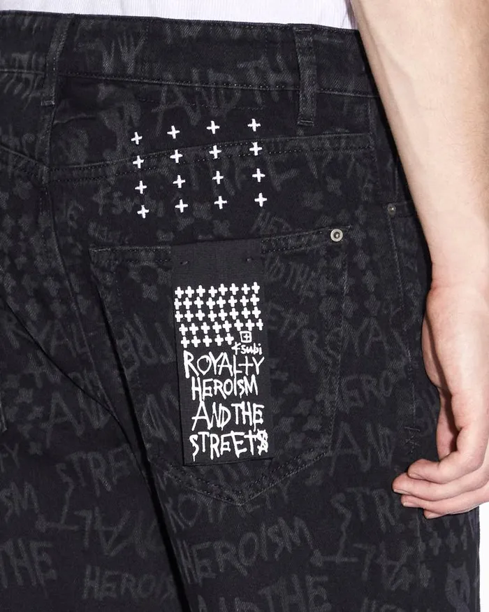Ksubi Anti K Heroism Black Mens Relaxed
