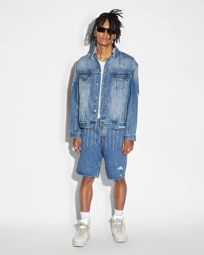 Ksubi Anti K Short Ekstatik Mens Denim Shorts