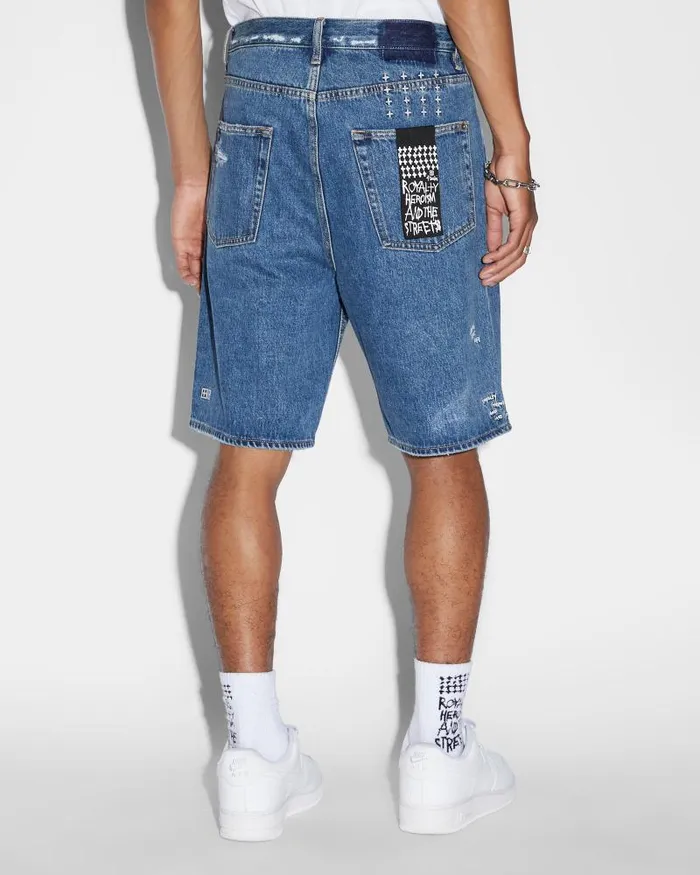 Ksubi Anti K Short Ekstatik Mens Denim Shorts