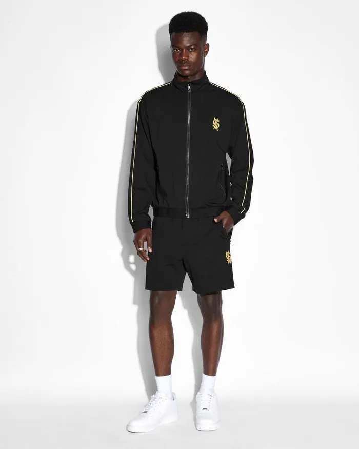 Ksubi Antidote Trak Jacket Blackyellow Mens Jackets