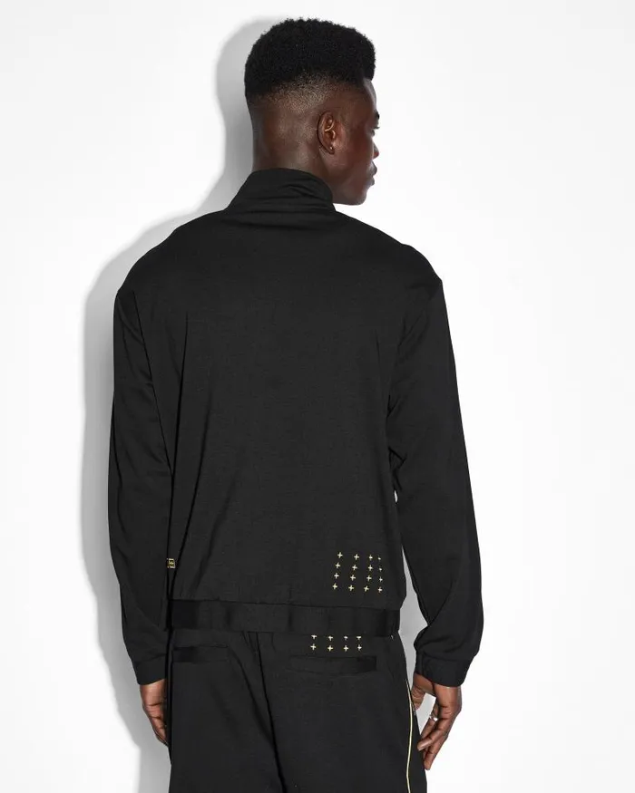Ksubi Antidote Trak Jacket Blackyellow Mens Jackets