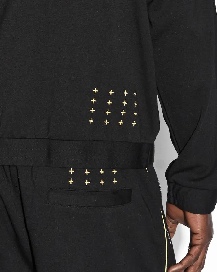 Ksubi Antidote Trak Jacket Blackyellow Mens Jackets