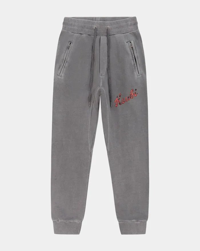 Ksubi Autograph Track Pant Charcoal Mens Pants