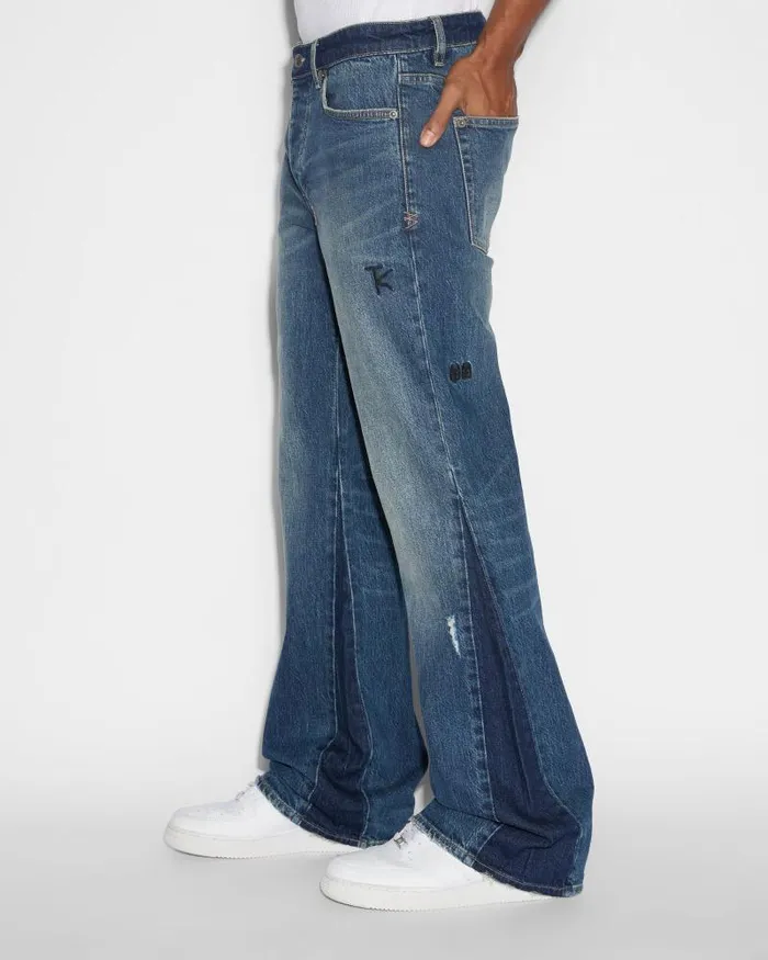 Ksubi Bronko Trip Spliced Mens Bootcut