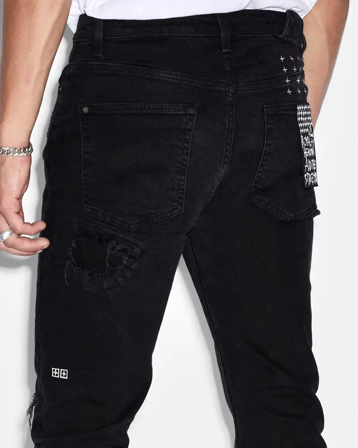 Ksubi Chitch Boneyard Black Mens Skinny