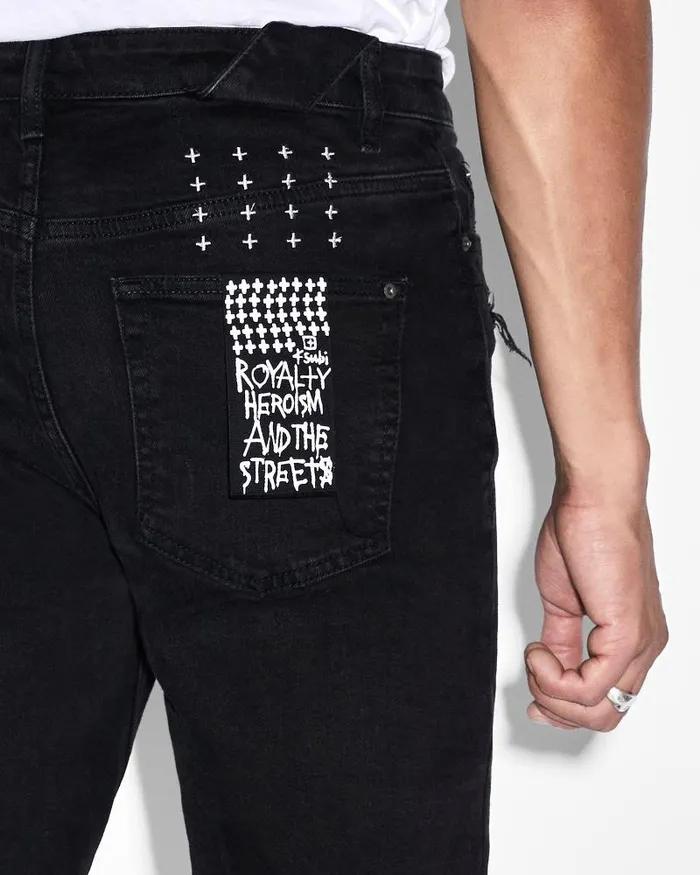 Ksubi Chitch Boneyard Black Mens Skinny