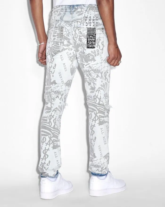 Ksubi Chitch Kollage Icey Mens Skinny